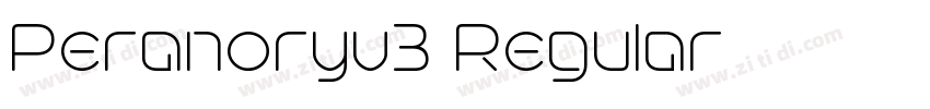 Peranoryv2 Regular字体转换 Peranoryv2 Regular字体转换